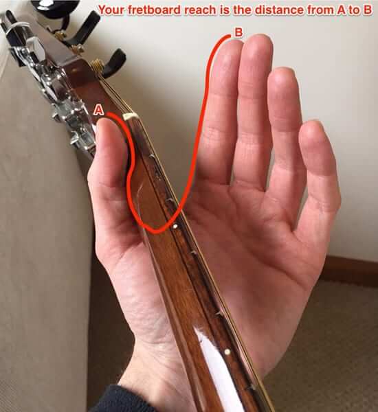 Touche (fretboard) de la guitare