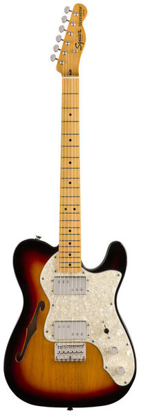 La guitare électrique Fender SQ CV 70s Tele Thinline MN 3TS | Test, Avis & Comparatif | E.G.L