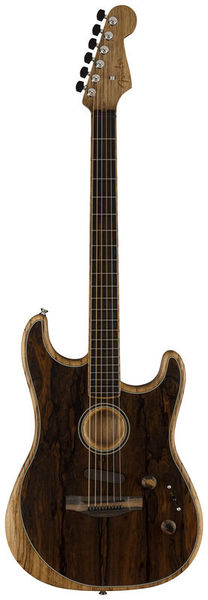 La guitare électrique Fender AM Acoustasonic Strat Ziricote | Test, Avis & Comparatif | E.G.L