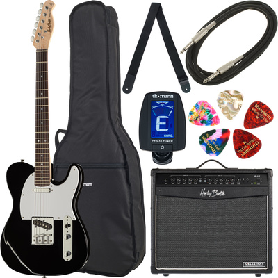 La guitare électrique Harley Benton TE-20 BK Standard Series Set 4 | Test, Avis & Comparatif | E.G.L