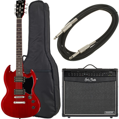 La guitare électrique Harley Benton DC-200 CH Student Serie Bundle | Test, Avis & Comparatif | E.G.L