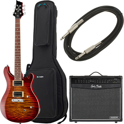 La guitare électrique Harley Benton CST-24 Paradise Flame Bundle | Test, Avis & Comparatif | E.G.L
