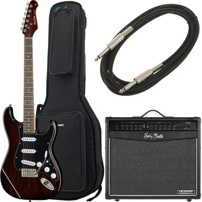 La guitare électrique Harley Benton ST-70 Rosewood Deluxe S Bundle | Test, Avis & Comparatif | E.G.L
