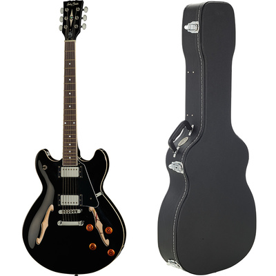 La guitare électrique Harley Benton HB-35 BK Vintage Series Bundle | Test, Avis & Comparatif | E.G.L