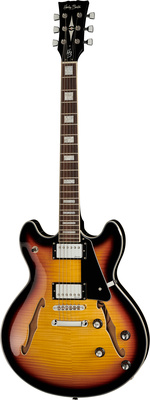 La guitare électrique Harley Benton HB-35Plus Vintage Burs B-Stock | Test, Avis & Comparatif | E.G.L