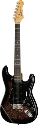 La guitare électrique Harley Benton ST-70 Black Paisley B-Stock | Test, Avis & Comparatif | E.G.L