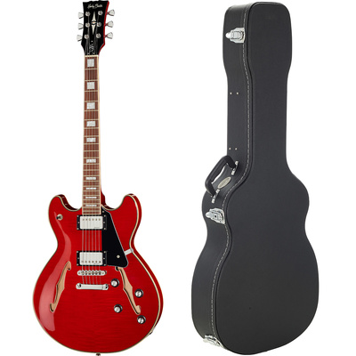 La guitare électrique Harley Benton HB-35Plus Cherry Bundle | Test, Avis & Comparatif | E.G.L