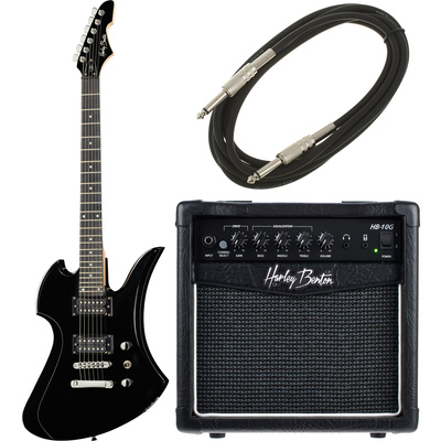La guitare électrique Harley Benton MB-20BK Rock Series Bundle | Test, Avis & Comparatif | E.G.L