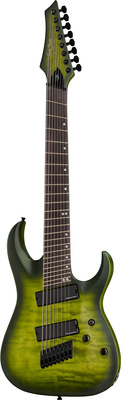 La guitare électrique Harley Benton MultiScale-8 QEB 2020 DLX | Test, Avis & Comparatif | E.G.L