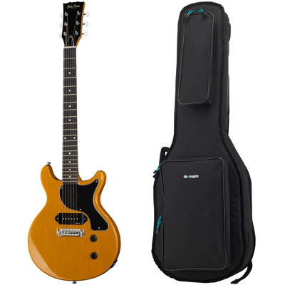 La guitare électrique Harley Benton DC-Junior TV Yellow Bundle | Test, Avis & Comparatif | E.G.L