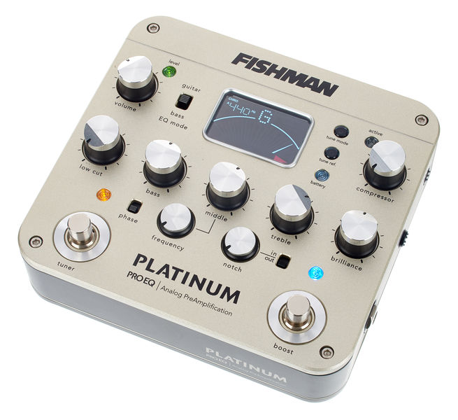 Le préampli basse : Fishman Platinum Pro EQ