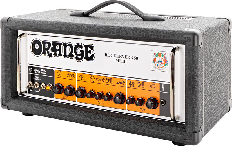 La tête d'ampli pour guitare électrique Orange Rockerverb 50H MKIII BK | Test, Avis & Comparatif