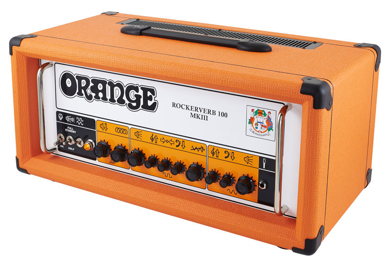 La tête d'ampli pour guitare électrique Orange Rockerverb 100H MKIII | Test, Avis & Comparatif