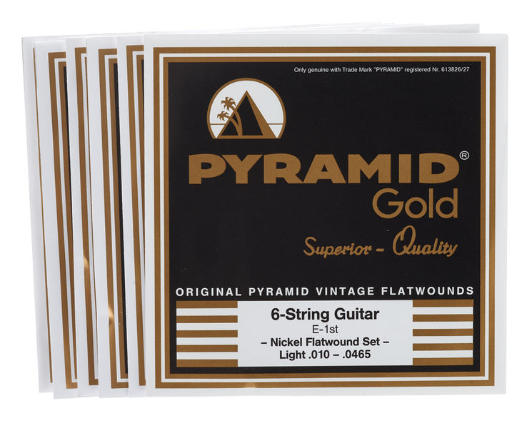 Cordes guitare Pyramid Gold Flatwound 010-0465 | Test, Avis & Comparatif