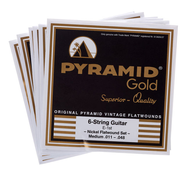 Cordes guitare Pyramid Gold Flatwound 011-048 | Test, Avis & Comparatif