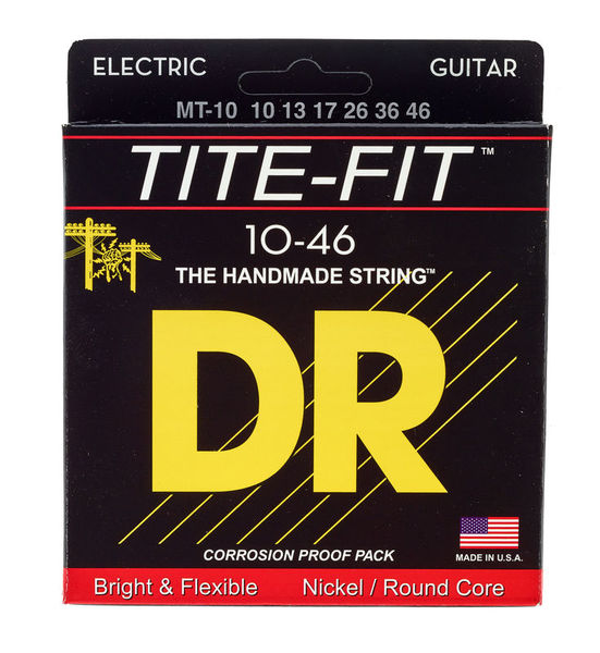Cordes guitare DR Strings Tite Fit MT-10 | Test, Avis & Comparatif
