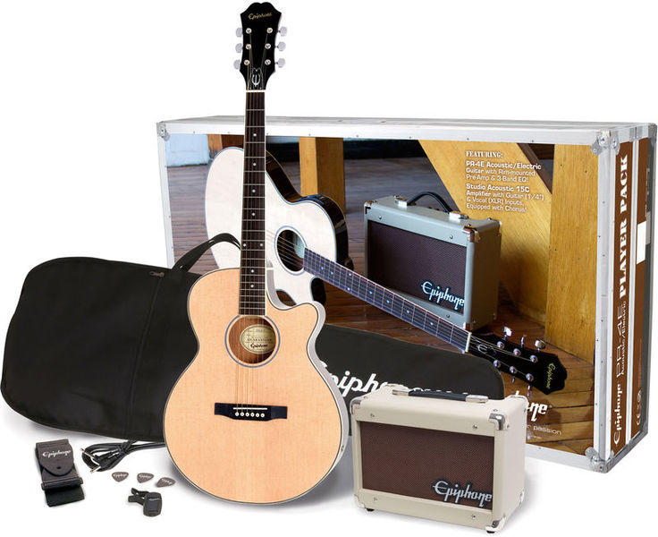 Guitare acoustique Epiphone PR-4E Acoustic Player Pack | Test, Avis & Comparatif