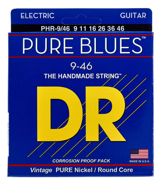 Cordes guitare DR Strings Pure Blues Lite & Heavy 9-46 | Test, Avis & Comparatif