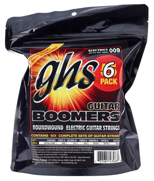 Cordes guitare GHS Boomers E.Light 09-042 6-Pack | Test, Avis & Comparatif