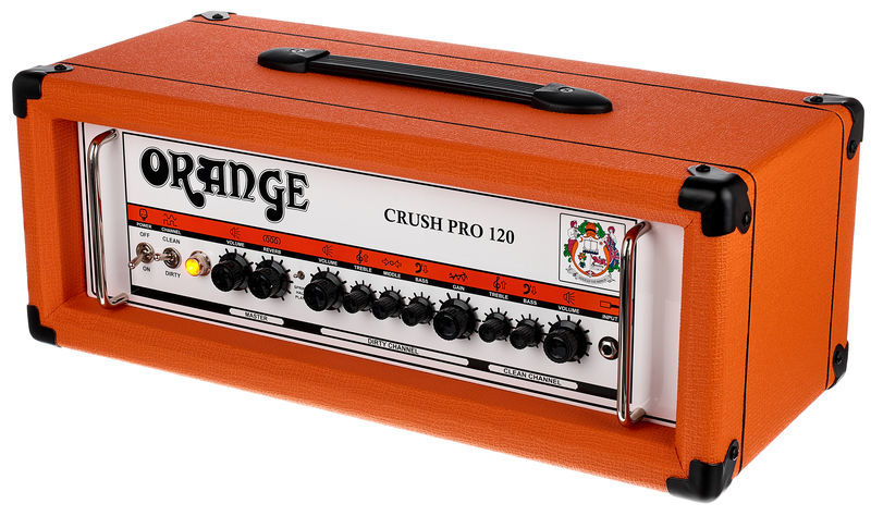 La tête d'ampli pour guitare électrique Orange Crush CR120H | Test, Avis & Comparatif