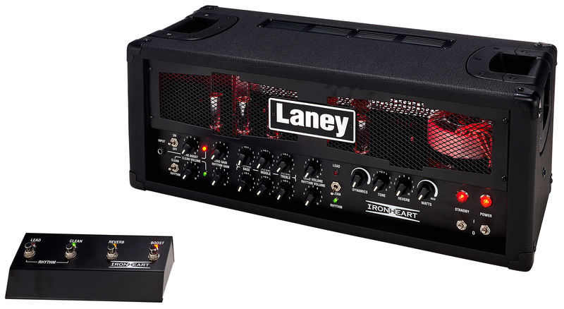 La tête d'ampli pour guitare électrique Laney IRT60H Ironheart | Test, Avis & Comparatif