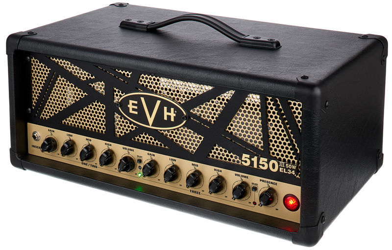 La tête d'ampli pour guitare électrique Evh 5150 III 50 W EL34 Head BK | Test, Avis & Comparatif