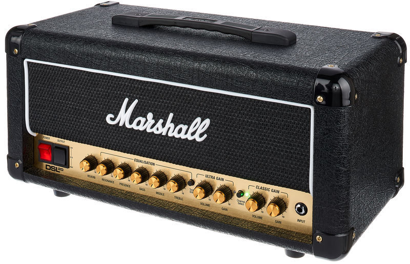 La tête d'ampli pour guitare électrique Marshall DSL20HR | Test, Avis & Comparatif