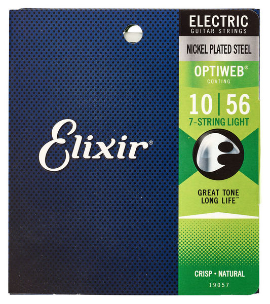 Cordes guitare Elixir Optiweb 19057 7-String Light | Test, Avis & Comparatif