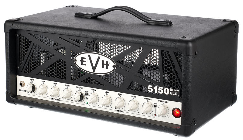 La tête d'ampli pour guitare électrique Evh 5150 III 50 W 6L6 Head BK | Test, Avis & Comparatif