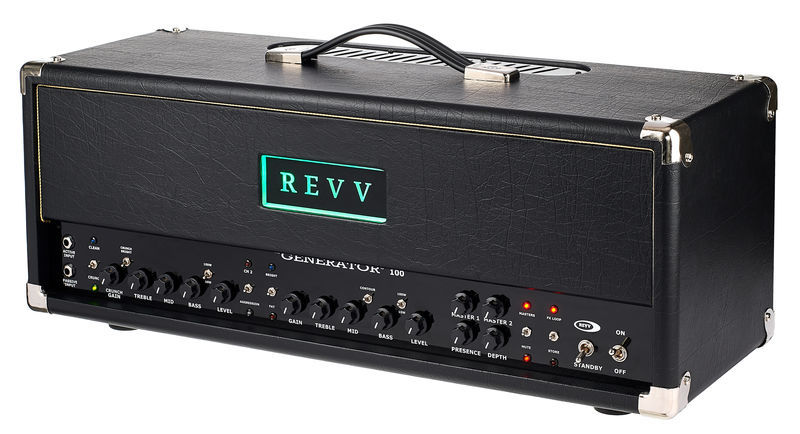 La tête d'ampli pour guitare électrique Revv Generator 100R MKII BK | Test, Avis & Comparatif