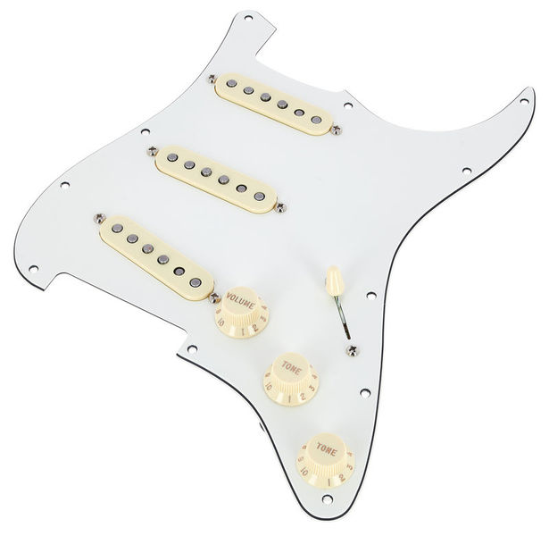 Micro guitare Fender Pre-Wired ST PG SSS 57/62 WH | Test, Avis & Comparatif