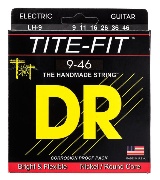 Cordes guitare DR Strings Tite Fit LH-9 9-46 | Test, Avis & Comparatif