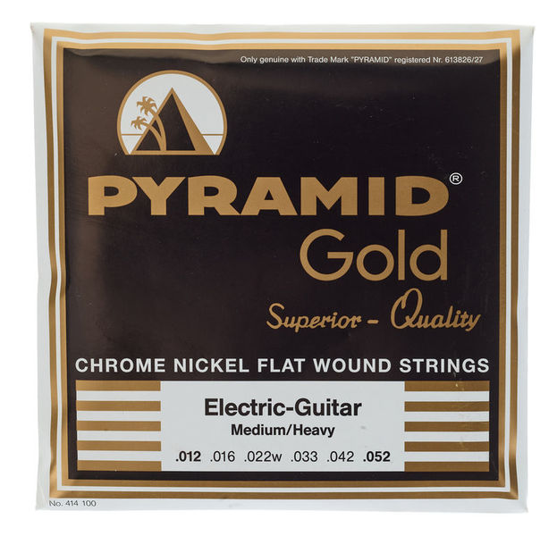 Cordes guitare Pyramid Gold Medium/Heavy Flatwound | Test, Avis & Comparatif