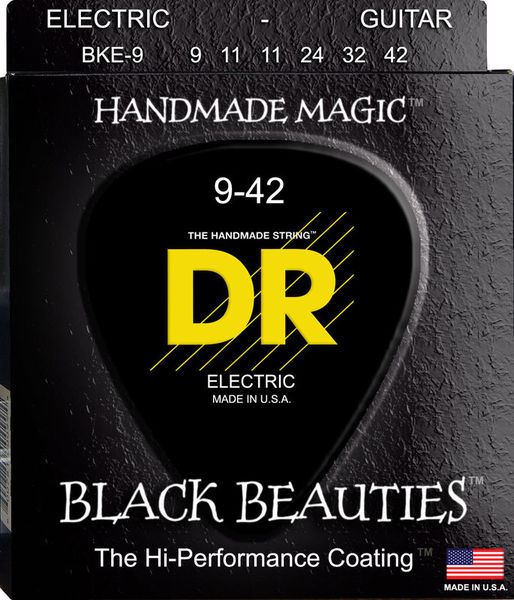 Cordes guitare DR Strings Black Beauties BKE- 9 | Test, Avis & Comparatif