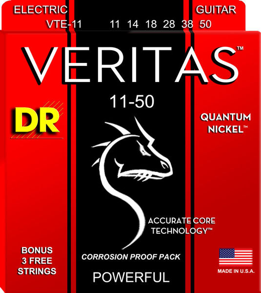 Cordes guitare DR Strings DR Veritas .011-.050 | Test, Avis & Comparatif