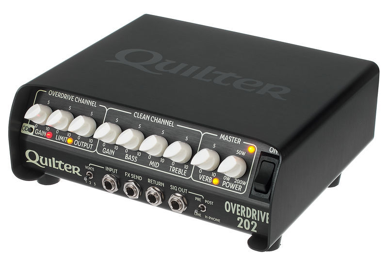La tête d'ampli pour guitare électrique Quilter Overdrive 202 | Test, Avis & Comparatif