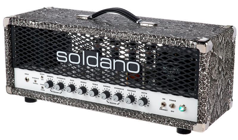 La tête d'ampli pour guitare électrique Soldano SLO 100 Custom Snake Head | Test, Avis & Comparatif