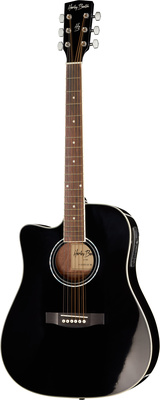 Guitare acoustique Harley Benton D-120CE-LH BK | Test, Avis & Comparatif