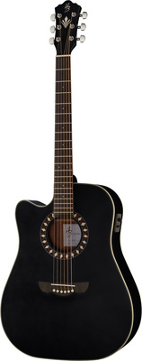 Guitare acoustique Harley Benton HB Custom Line CLD-10SCE-LH BK | Test, Avis & Comparatif