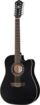 Guitare acoustique Harley Benton Custom Line CLD-10SCE-12BKS | Test, Avis & Comparatif