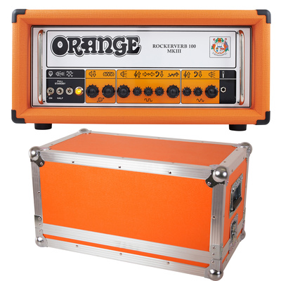La tête d'ampli pour guitare électrique Orange Rockerverb 100H MKIII Bundle | Test, Avis & Comparatif