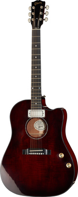 Guitare acoustique Gibson J-45 Humbucker Blood Orange | Test, Avis & Comparatif