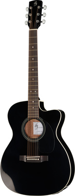 Guitare acoustique Harley Benton Custom Line CLA-16SCE BK | Test, Avis & Comparatif