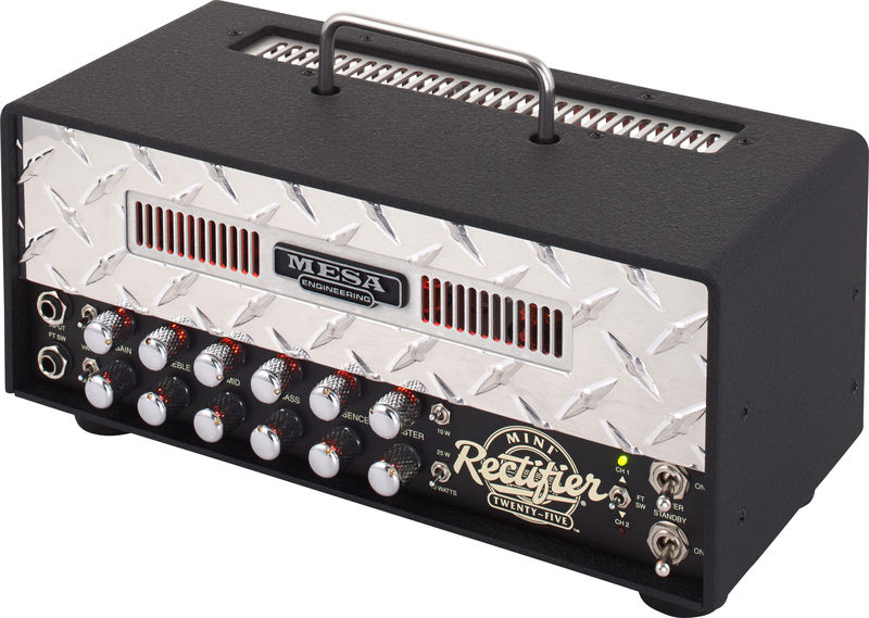La tête d'ampli pour guitare électrique Mesa Boogie Mini Rectifier Twenty-Five Top | Test, Avis & Comparatif