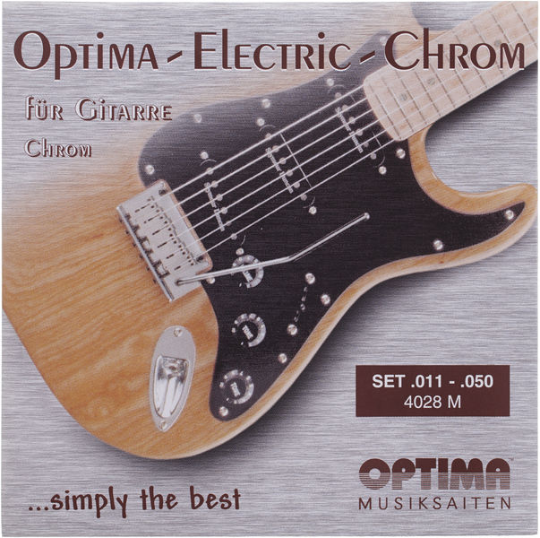 Cordes guitare Optima 4028M Chrome Medium | Test, Avis & Comparatif