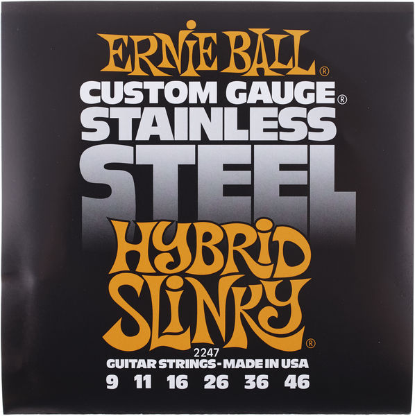 Cordes guitare Ernie Ball 2247 Stainless Hybrid | Test, Avis & Comparatif