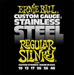 Cordes guitare Ernie Ball 2246 Stainless Regular | Test, Avis & Comparatif