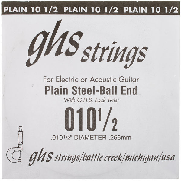 Cordes guitare GHS Boomers Single String 010"1/2 | Test, Avis & Comparatif