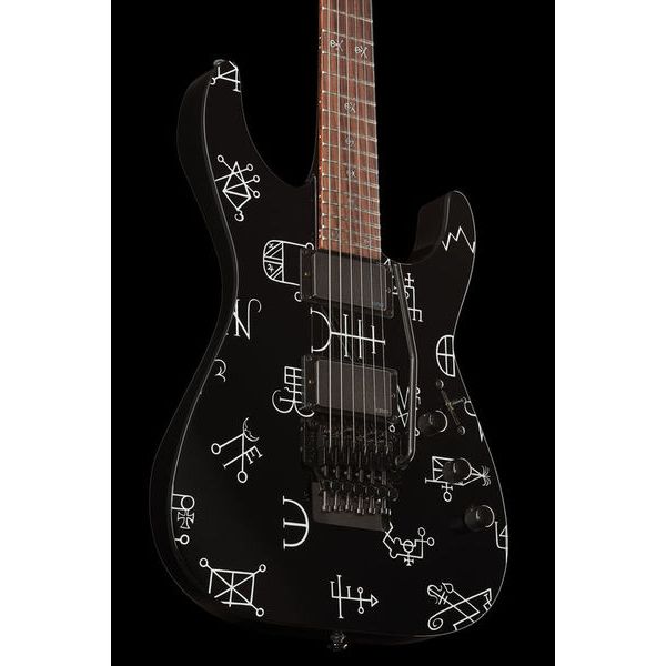 La guitare électrique ESP LTD KH Demonology BLK Graphic - Avis, Test