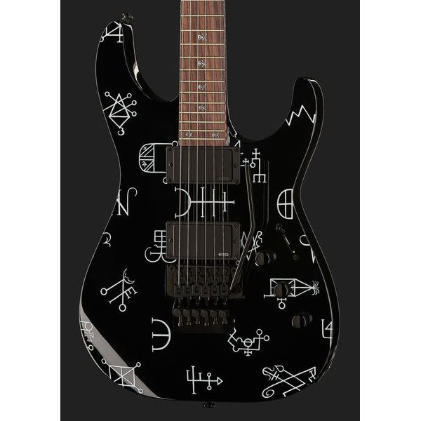 La guitare électrique ESP LTD KH Demonology BLK Graphic - Avis, Test